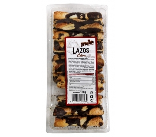 LAZOS DE HOJALDRE CEBRA MELS. 180 GR.