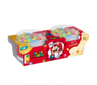 POSTRE PLATANO SUPER MARIO PACK 2X110 GR.