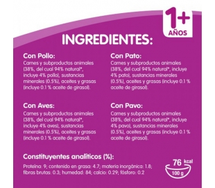 comida-gatos-pollo-pato-1anos-whiskas-pack-4x100-grs
