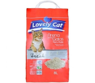 ARENA GATO PERFUMADA LOVELY CAT 8 L.