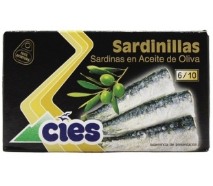 SARDINILLAS ACEITE OLIVA CIES 60 GR.
