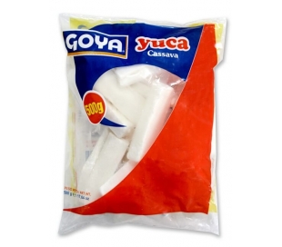 YUCA EN TROZOS CONGELADO, BOLSA GOYA 500 GR.