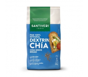 PAN TOSTADO INTEGRAL DEXTRIN CHÍA SANTIVERI 300 GR.