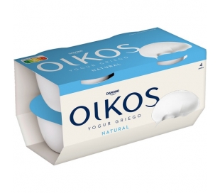 YOGUR OIKOS NATURAL DANONE PACK 4X110 GRS.