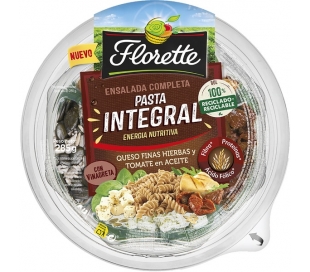 ESPECIALIDAD ENVASADA ENSALADA PASTA INTEGRAL FLORETTE 295 GR.