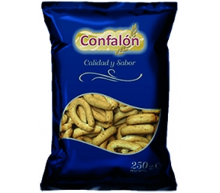 APERITIVOS PANADERIA ROSQUILLAS INTEGRALES CONFALON 250 GR.