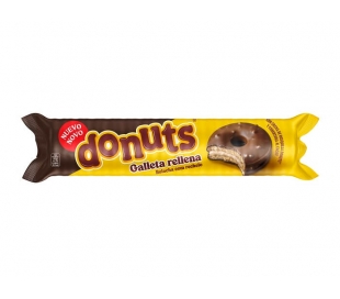 GALLETAS CHOCOLATE RELLENAS CREMA DONUTS 140 GR.