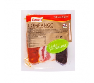 COMPANGO CHORIZO AHUM,PANCETA,MORCILLA COREN 250 GR.