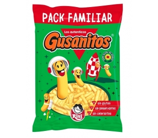 SNACKS GUSANITOS RISI 105 GR.