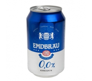 CERVEZA 0,0 % EMDBRAU LATA 33 CL.