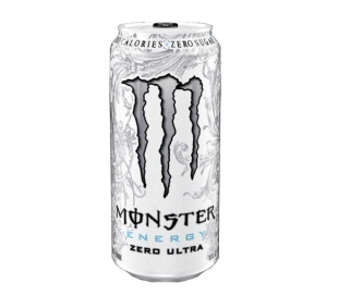 BEBIDA ENERGETICA WHITE ZERO MONSTER 500 ML.