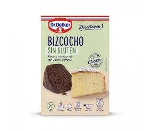 PREPARADO DE BIZCOCHO SIN GLUTEN DR.OETKER 364 GR.