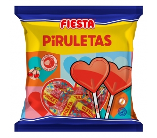 PIRULETAS CORAZÓN FIESTA 91 GR. 7 UN.