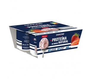 YOGUR FRESA PROTEIN DANONE PACK 4X100 GR