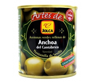 ACEITUNA MANZANILLA VERDE JOLCA 85 GR.LATA