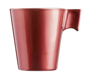TAZA COLOR ROJO FLASHY LUMINARC 8 CL.