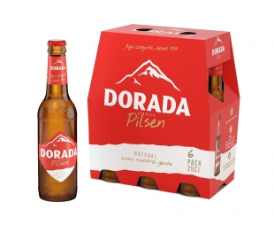 CERVEZA PILSEN DORADA PACK 6X25 CL.BOT