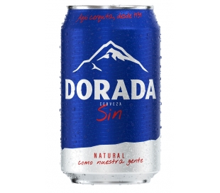 CERVEZA SIN ALCOHOL DORADA LATA 33 CL.