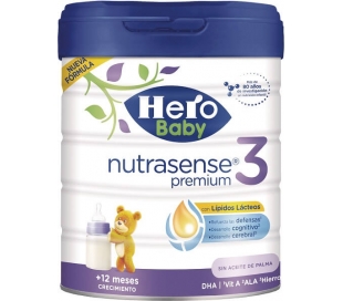 LECHE POLVO NUTRASENSE PREMIUM-3 HERO 800 GR.