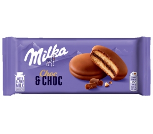 GALLETAS CHOC&CHOC MILKA 175 GR.