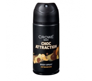 DESODORANTE SPRAY CHOC ATRACTION MAN CROWE 150 ML.