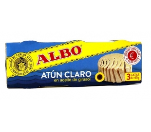 ATUN CLARO ALBO PACK3X65G