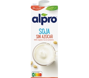 BEBIDA SOJA SIN AZUCAR ALPRO BRIK 1L.