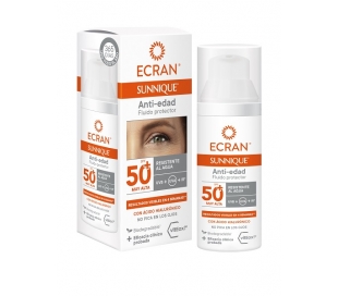 FLUIDO PROTECTOR ANTI-EDAD,FP50 ECRAN SUNNIQUE 50 ML.