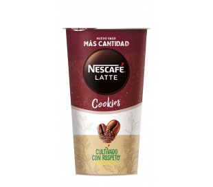 CAFÉ LÍQUIDO COOKIES NESCAFÉ LATTE 205 ML.