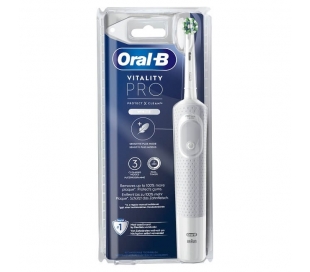 CEPILLO DENTAL ELECTRICO VITALITY PRO WHITE ORAL B 1 UN.