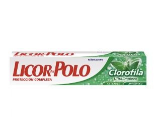 PASTA DENTAL CLOROFILA LICOR POLO 75 ML.