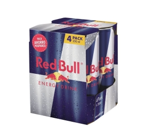RED BULL LATA PK-4X250ML.
