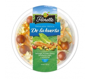 ESPECIALIDAD ENVASADA ENSALADA LA HUERTA CANARIAS FLORETTE 380 GR.