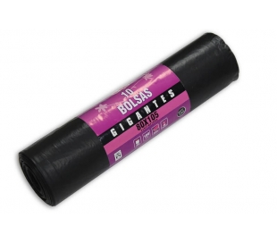 BOLSA BASURA 100 L.GIGANTES NEGRA R-50 10 UN.