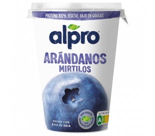 YOGUR SOJA ARÁNDANOS ALPRO 400 GR.