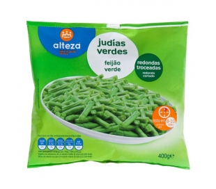 JUDIAS VERDES FINAS, TROCEADAS ALTEZA 400 GR.