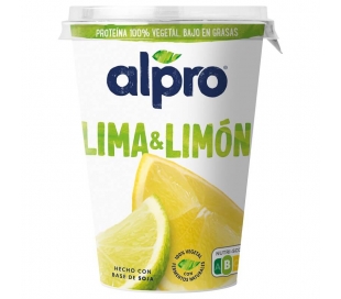 YOGUR SOJA LIMA LIMÓN ALPRO 400 GR.