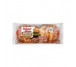 PAN RUSTIC BURGUER DULCESOL 300 GR.