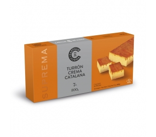 TURRON CREMA CATALANA CASTILLO DE JIJONA 200 GR.