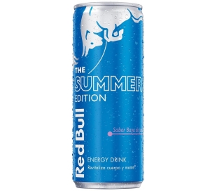 BEBIDA ENERGETICA SABOR BAYA DE JUNIO RED BULL LT 250 ML.