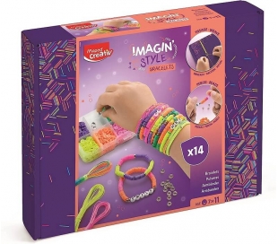 SET CREATIVO BRAZALETES MAPED NEON