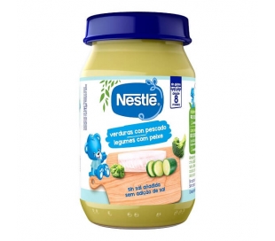 PURÉ VERDURAS CON PESCADO NESTLÉ 190 GR.
