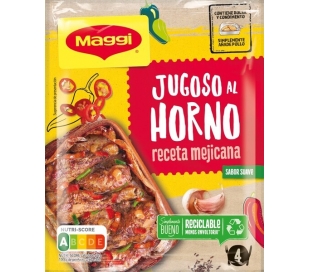 JUGOSO AL HORNO RECETA MEJICANA MAGGI 38 GR.