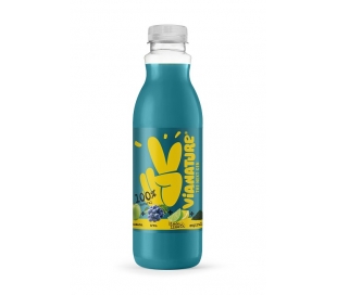 ZUMO MANZANA,LIMÓN,LIMA,UVA,ESPIRUL VIA NATURE 750 ML.