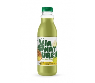 ZUMO KALE,PIÑA,PERA Y MANZANA VIA NATURE 750 ML.