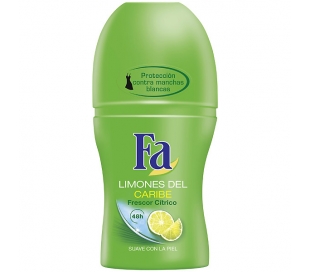 DESODORANTE ROLL-ON CARIBE LIMON FA 50 ML.