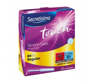 TAMPON REGULAR TOUCH SECRETISIMA 20 UN.