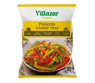 PIMIENTO TRICOLOR TIRAS VILLAZAR 500 GR.