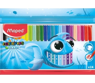 ROTULADOR OCEAN MAPED 24UN.