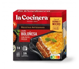 LASAÑA BOLOÑESA LA COCINERA 280 GR.